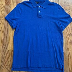 J. Crew Factory royal blue short sleeve polo